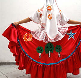 Vestido típico de Quintana Roo
